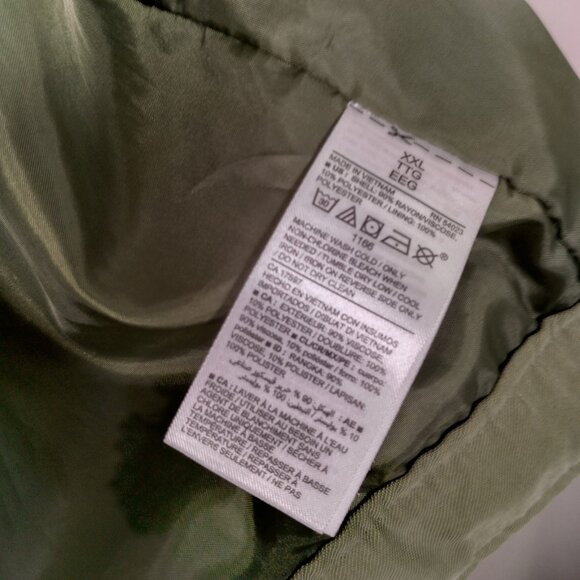 Old Navy Soft Utility Jacket Women XXL Army Green Lightweight Arugula Field Snap - Picture 12 of 16